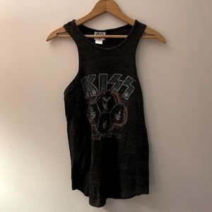 Kiss tank top size large womens